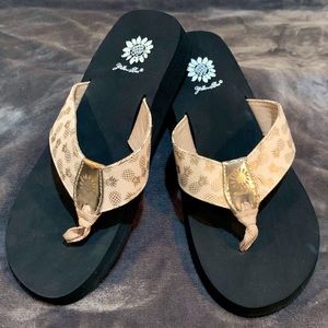 Yellow box Flip Flops